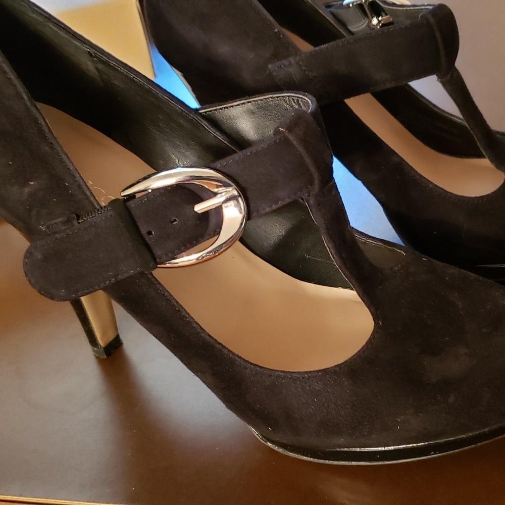 Black Suede Heels
